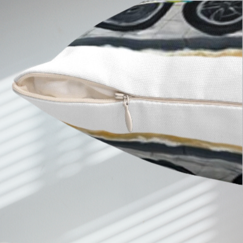 Krakow Poland Throw Pillow (White)