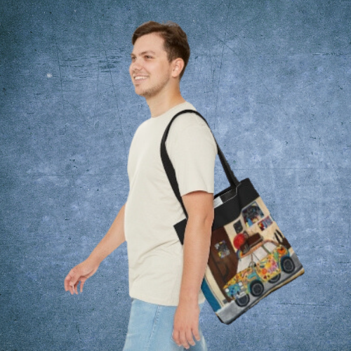 Krakow Poland Tote Bag (Black)