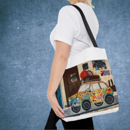 Krakow Poland Tote Bag (White)