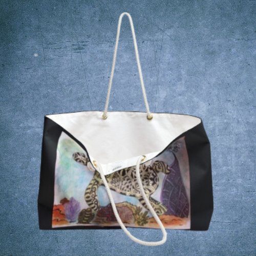 Zentangle Turtle Weekender Bag | Keep Swimming