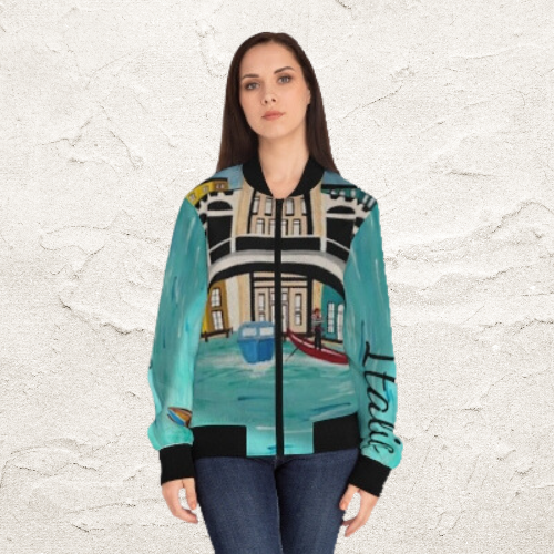 Venice Italy Women's  Bomber Jacket