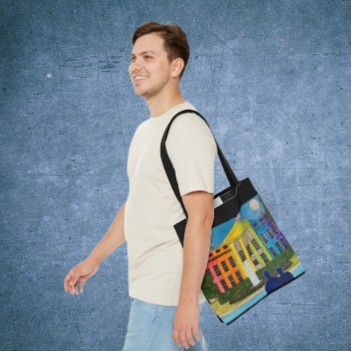 Love Is Love Pride Tote Bag (Black)