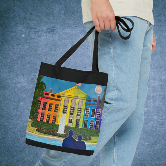 Love Is Love Pride Tote Bag (Black)
