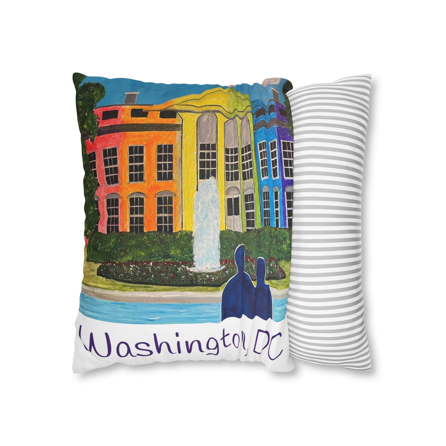 Love is Love Pride Pillow Cover (White)