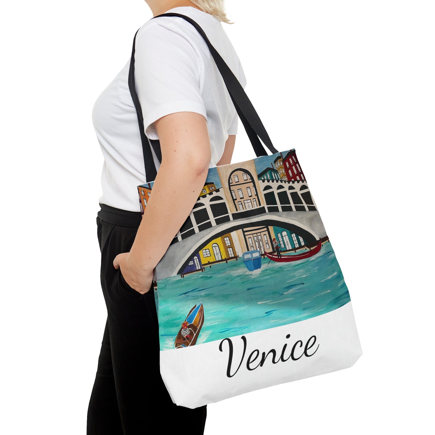 Venice Italy Tote Bag (White)