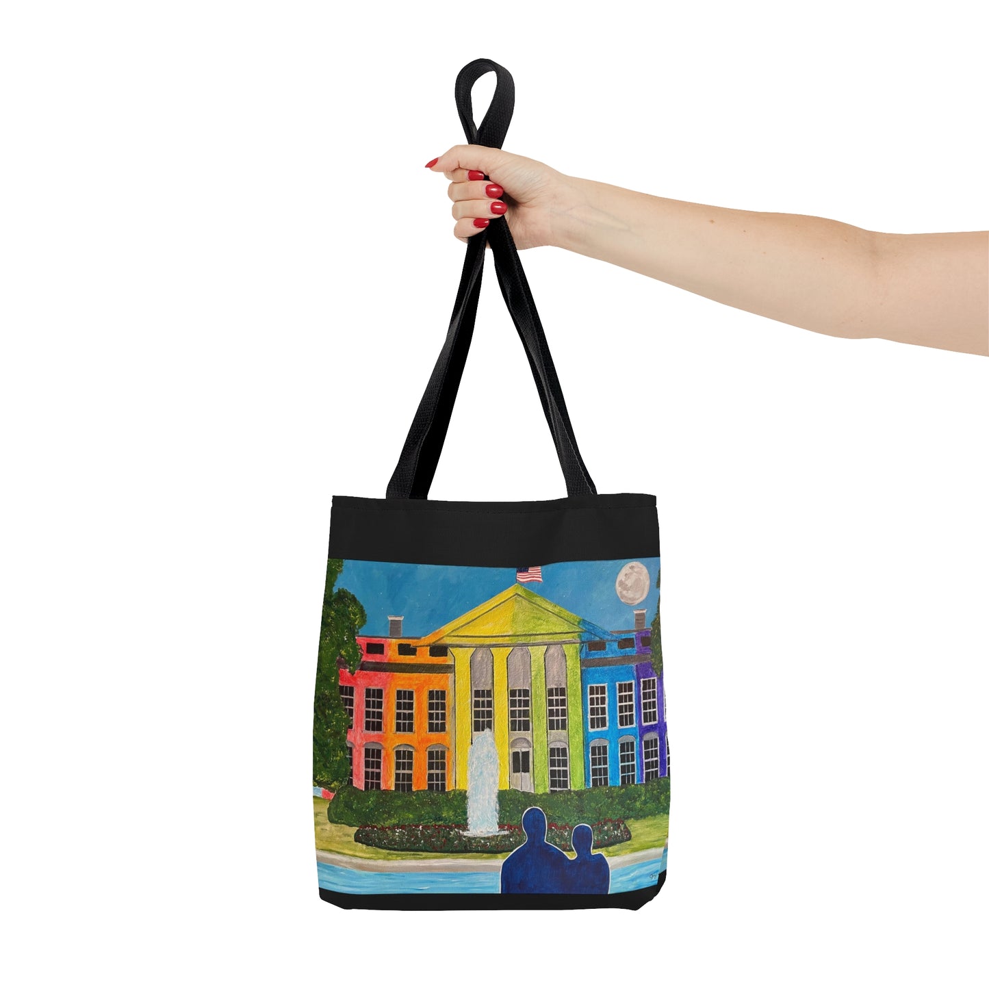 Love Is Love Pride Tote Bag (Black)