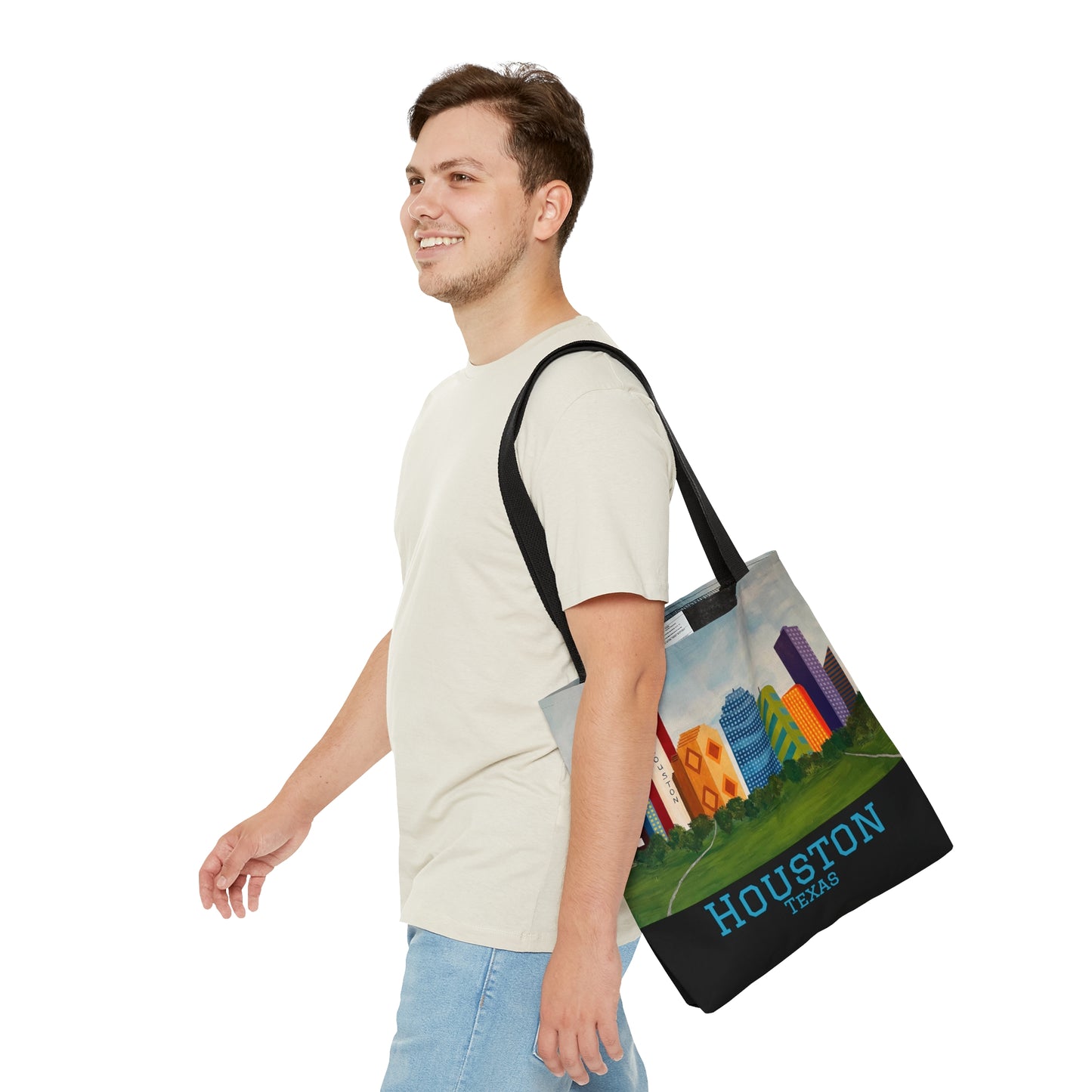 Houston Views Tote Bag (Black) | Houston Texas