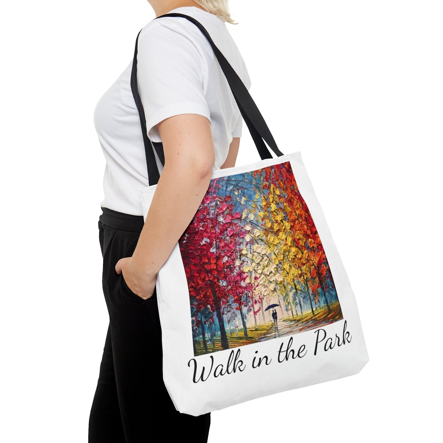 Walk in the Park Tote Bag (White)