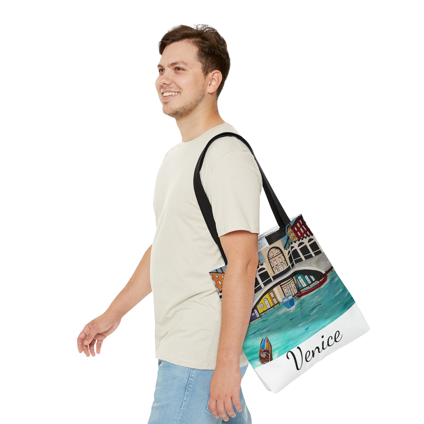 Venice Italy Tote Bag (White)