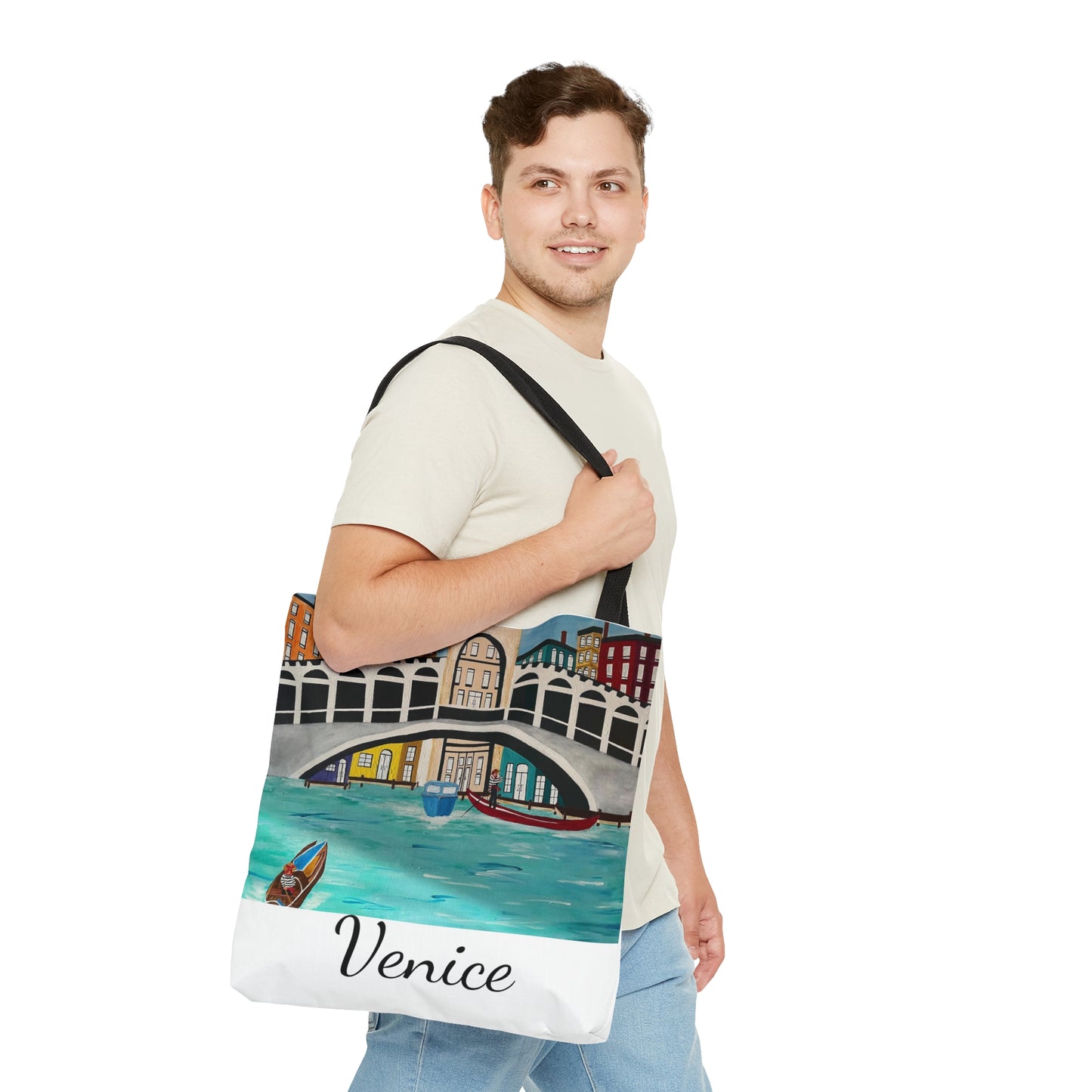 Venice Italy Tote Bag (White)