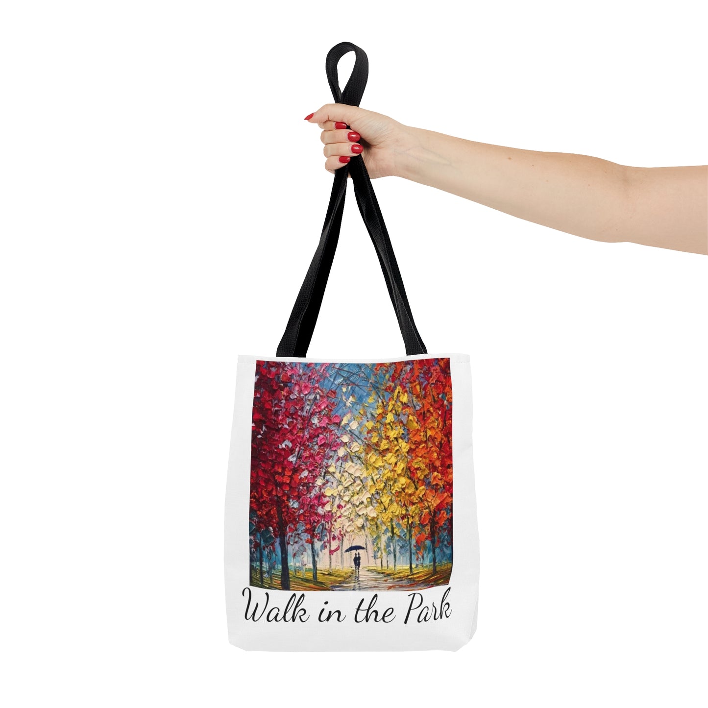 Walk in the Park Tote Bag (White)