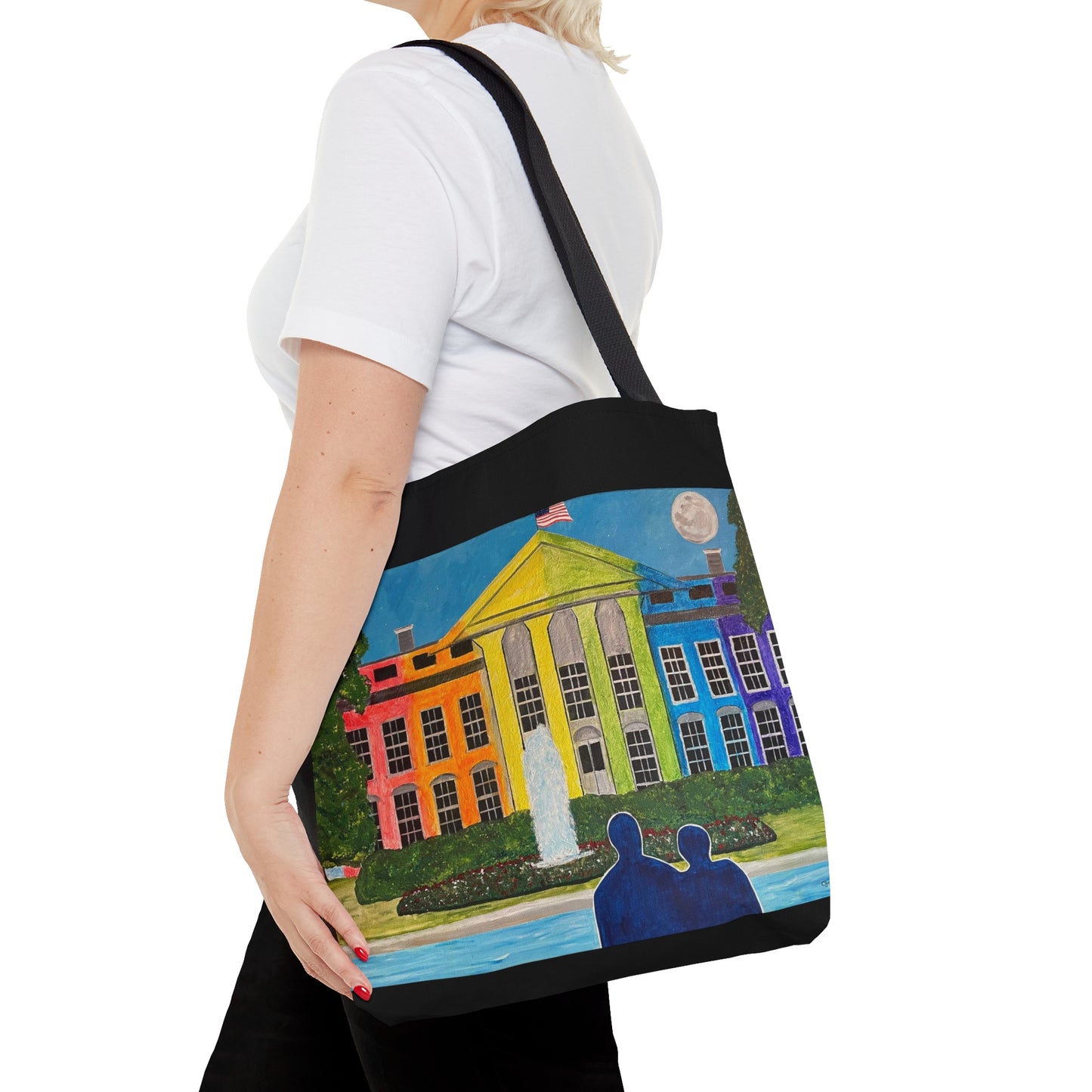 Love Is Love Pride Tote Bag (Black)
