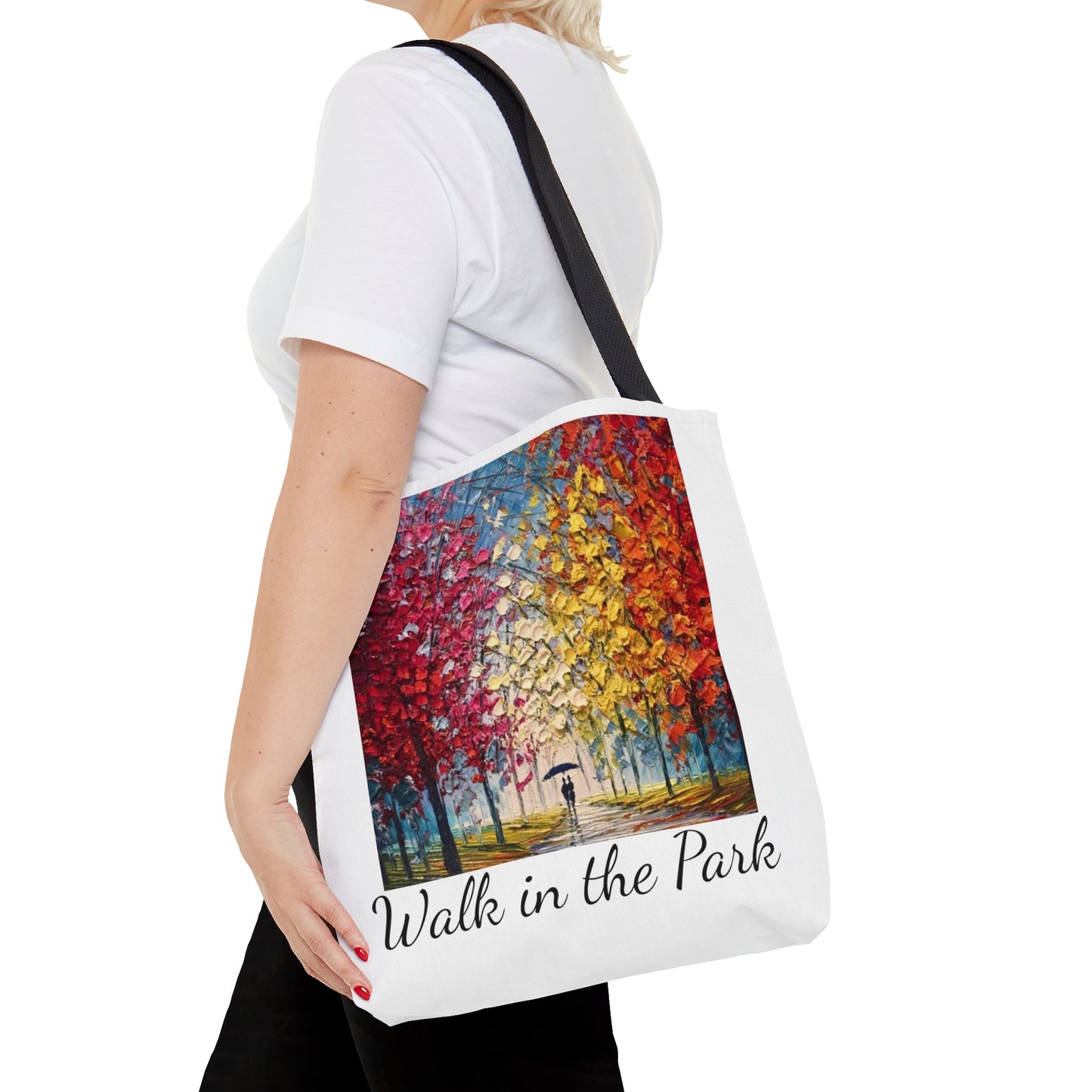 Walk in the Park Tote Bag (White)