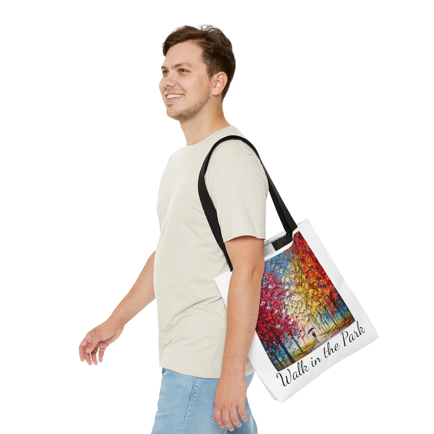 Walk in the Park Tote Bag (White)