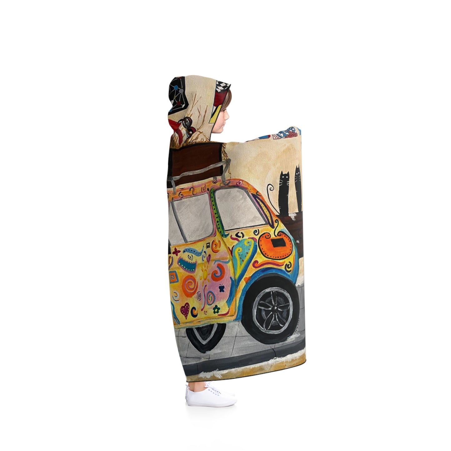 Krakow Poland Youth Hooded Blanket