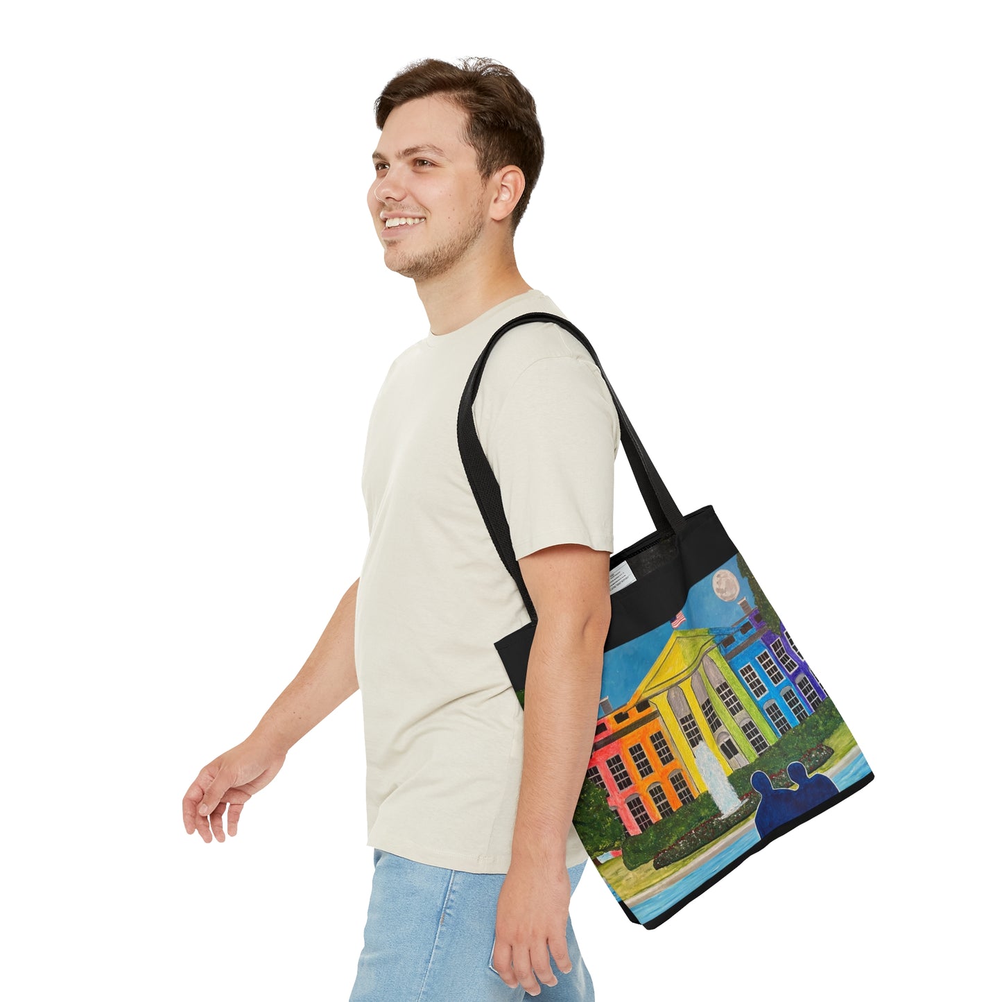 Love Is Love Pride Tote Bag (Black)