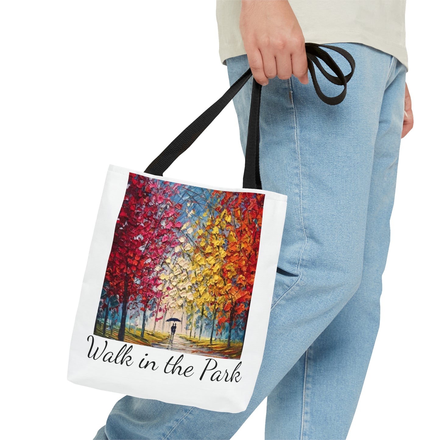 Walk in the Park Tote Bag (White)