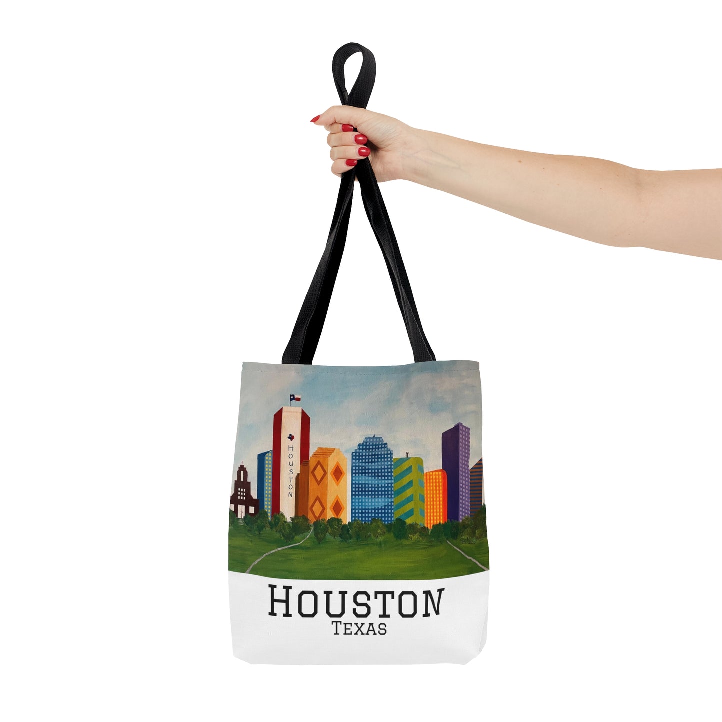 Houston Views Tote Bag (White) | Houston Texas