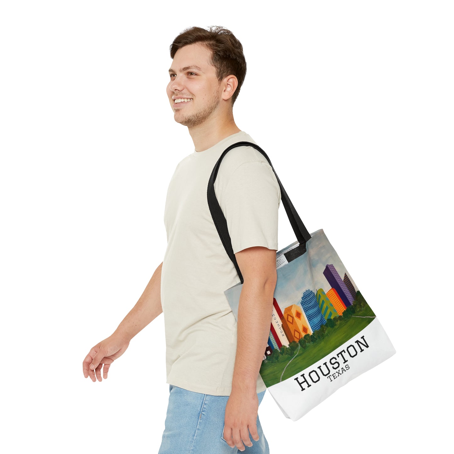 Houston Views Tote Bag (White) | Houston Texas
