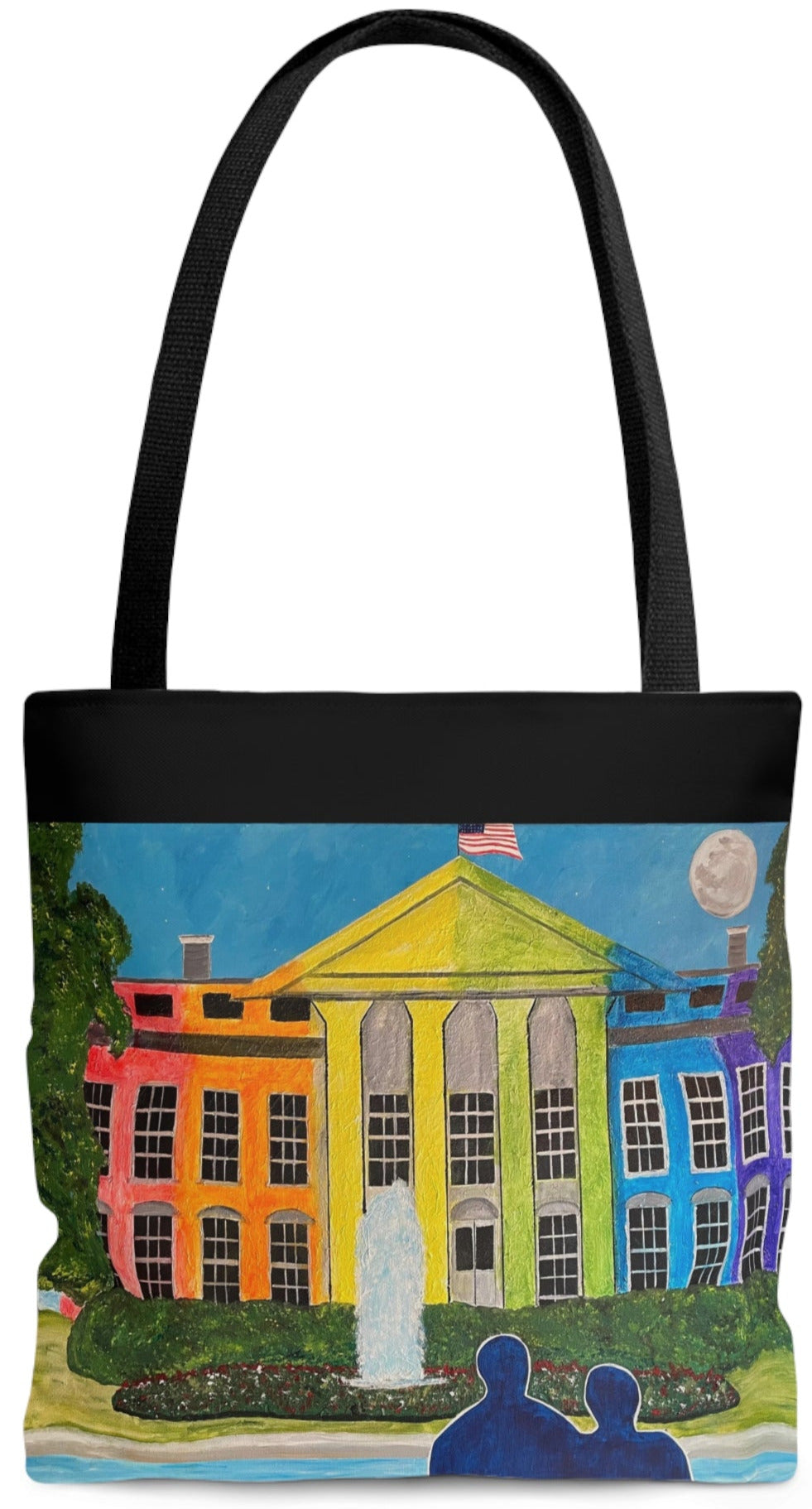 Love Is Love Pride Tote Bag (Black)