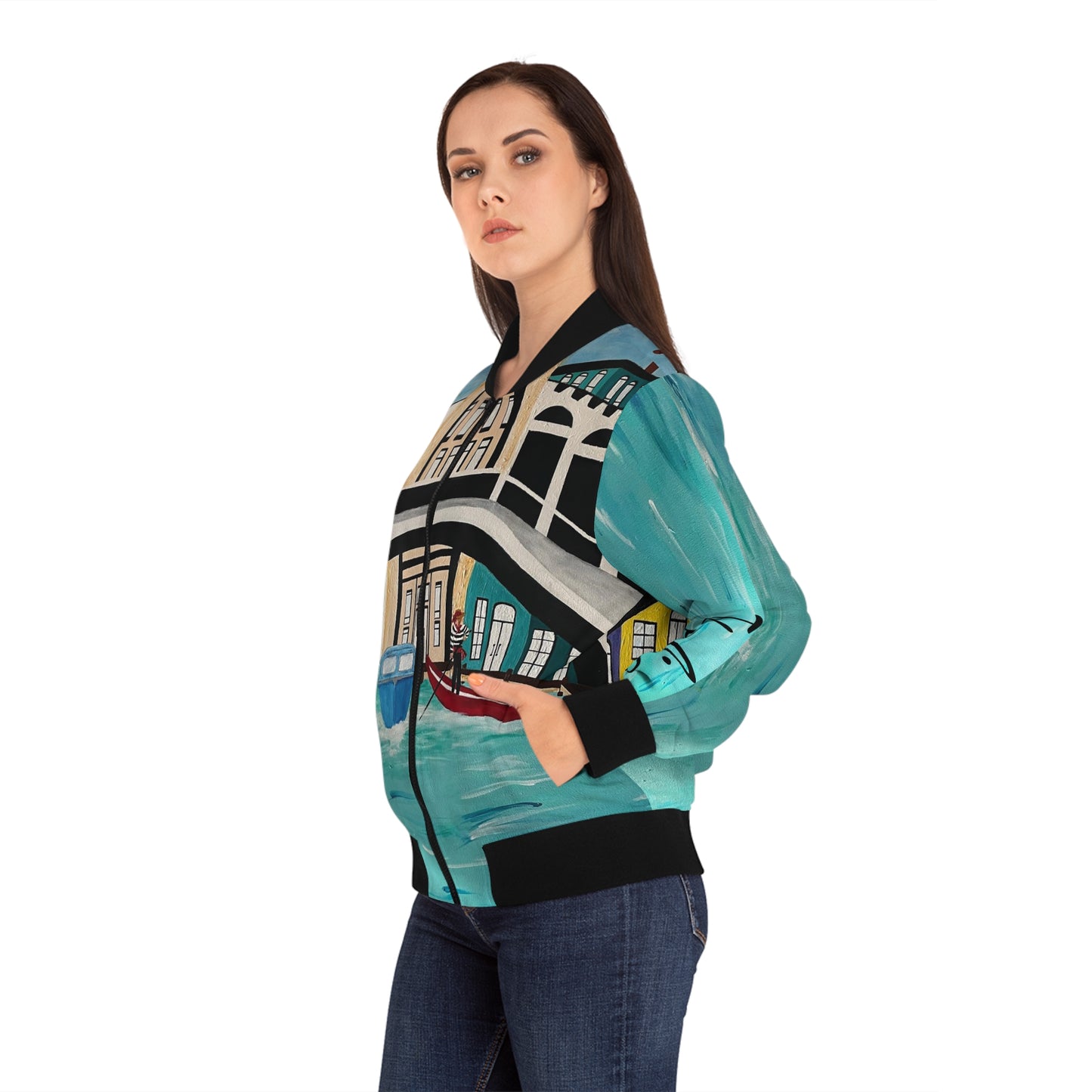 Venice Italy Women's  Bomber Jacket