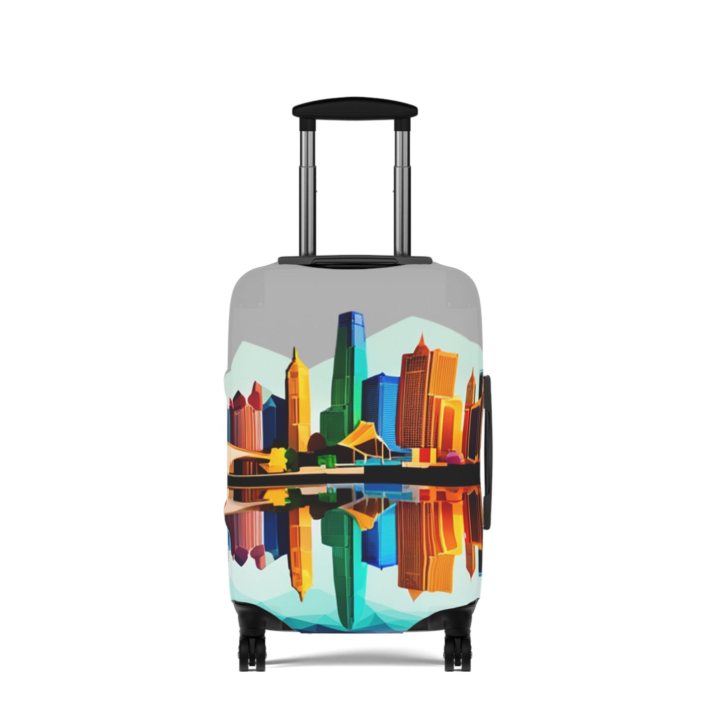 Dallas Texas Reflections Luggage Cover