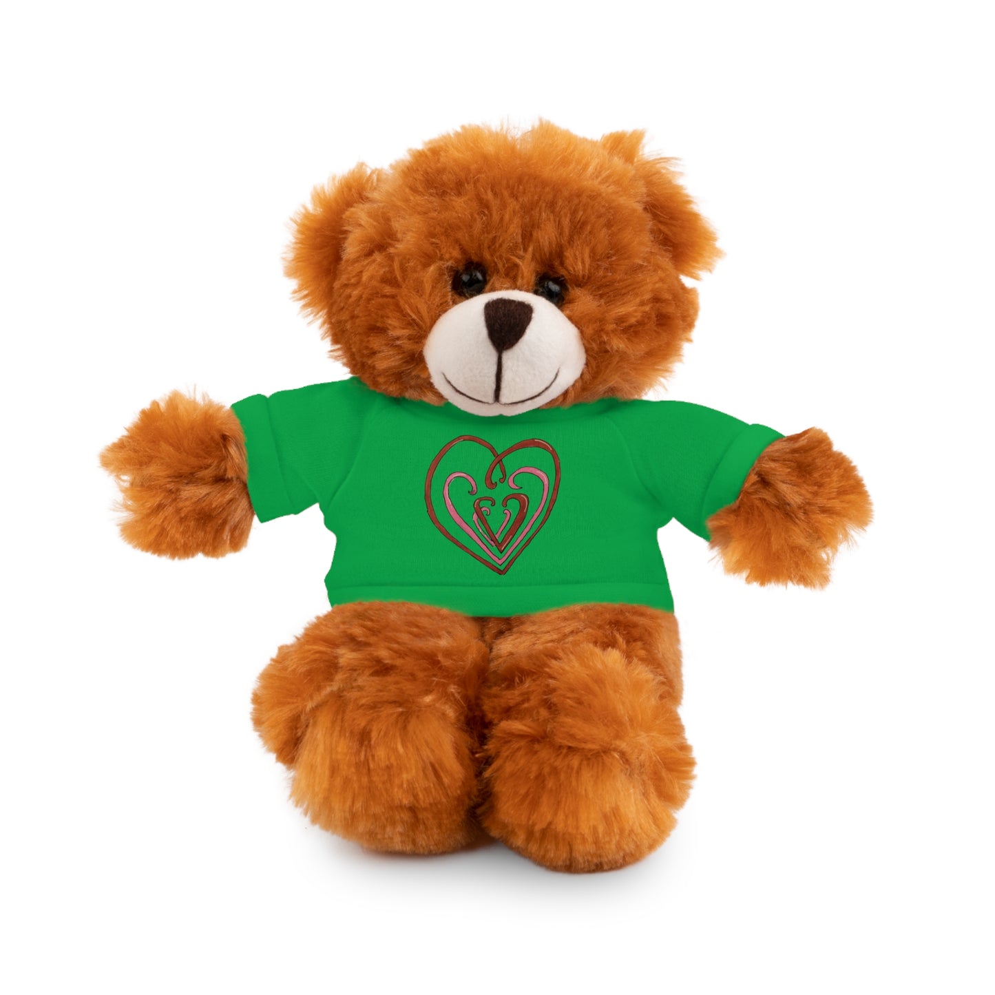 Hearts Intertwined Stuffed Animals with Tee