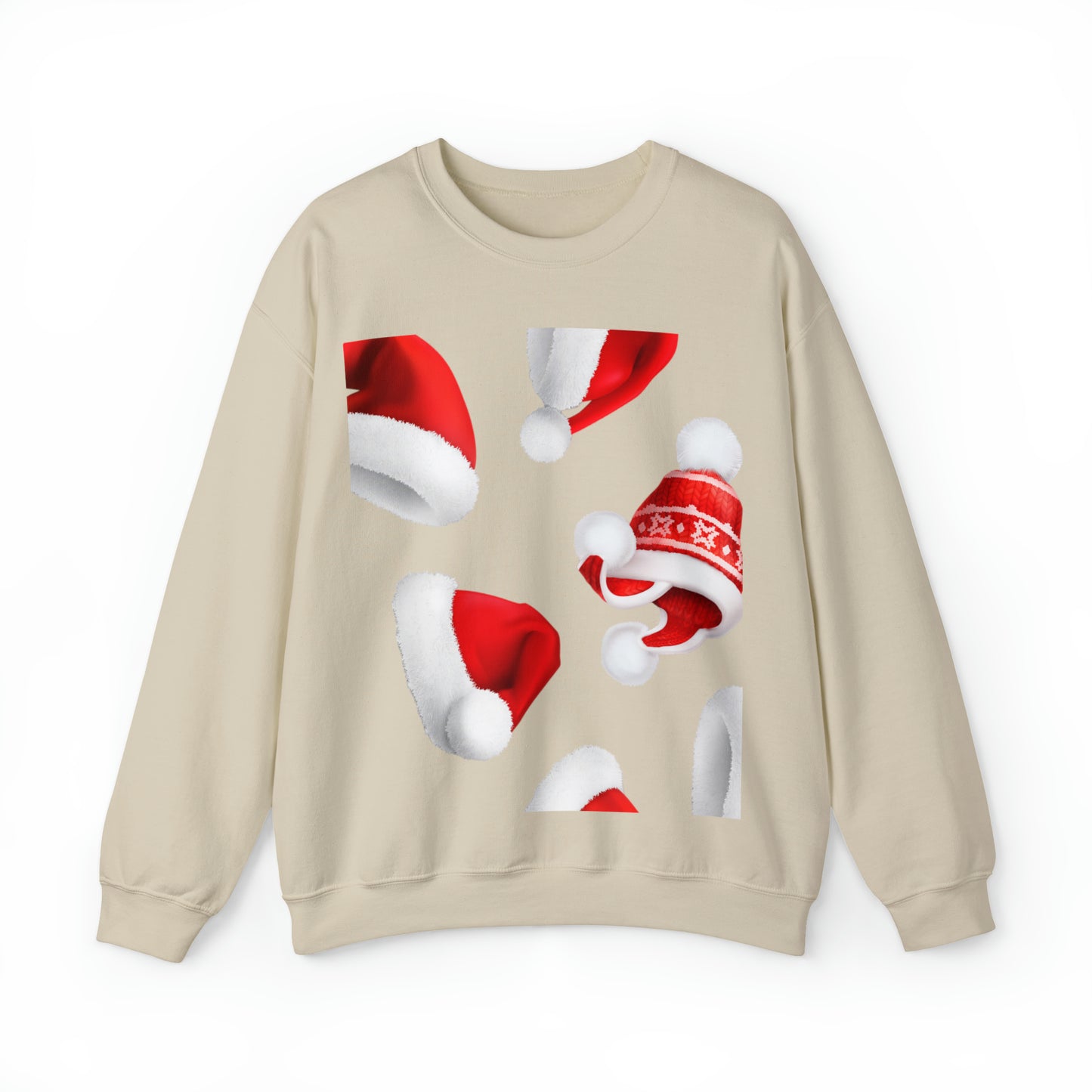 Santa Hat Christmas Holiday Sweatshirt