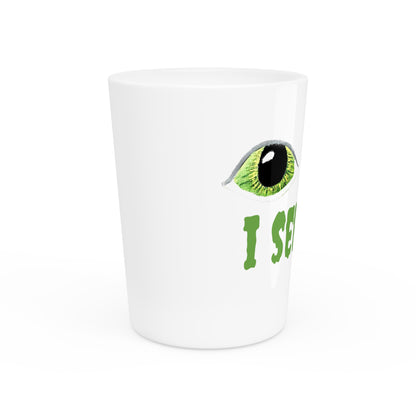 Halloween Spooky Eyes Shot Glass, 1.9oz