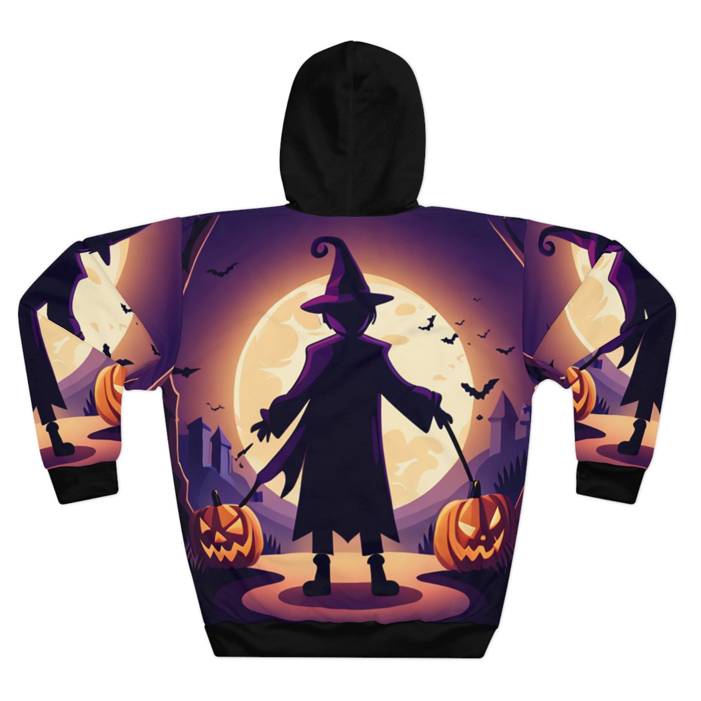 Halloween Witch Trick or Treat Unisex Pullover Hoodie Costume