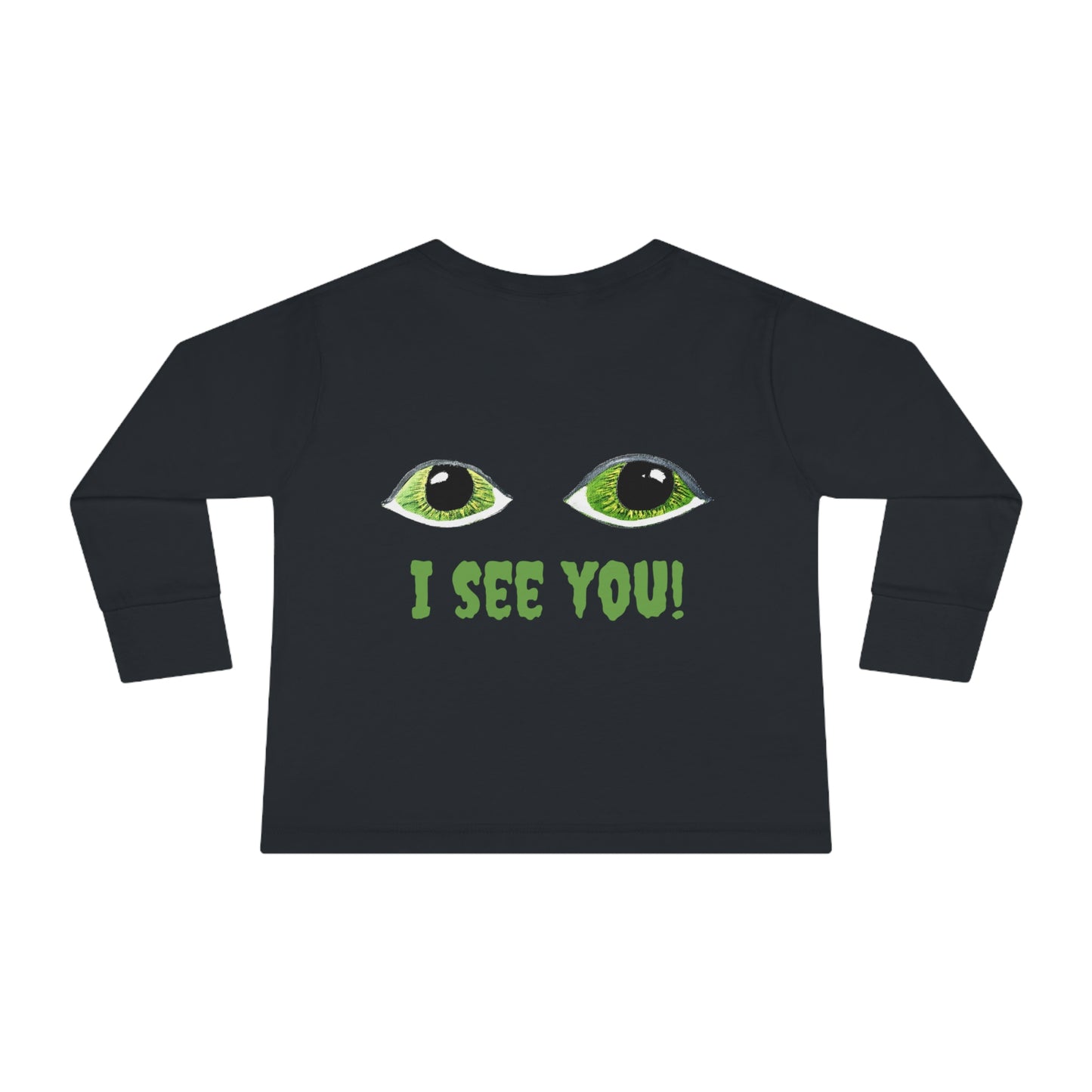 Halloween Spooky Eyes Toddler Long Sleeve Tee Costume