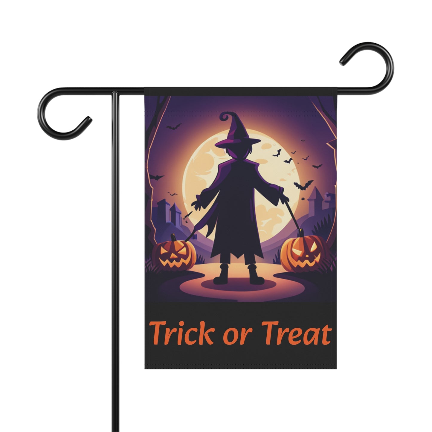 Halloween Witch Trick or Treat Welcome Garden & House Banner