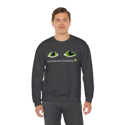 Halloween Spooky Eyes Unisex Heavy Crewneck Sweatshirt