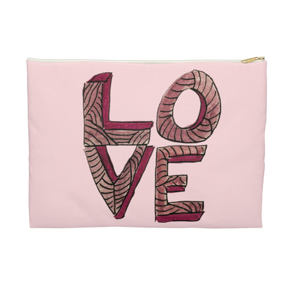 Stacked LOVE Accessory Pouch