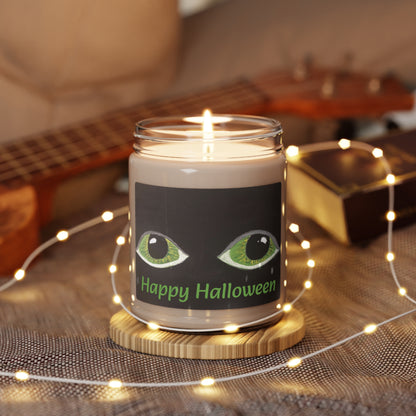 Halloween Spooky Eyes Scented Soy Candle, 9oz