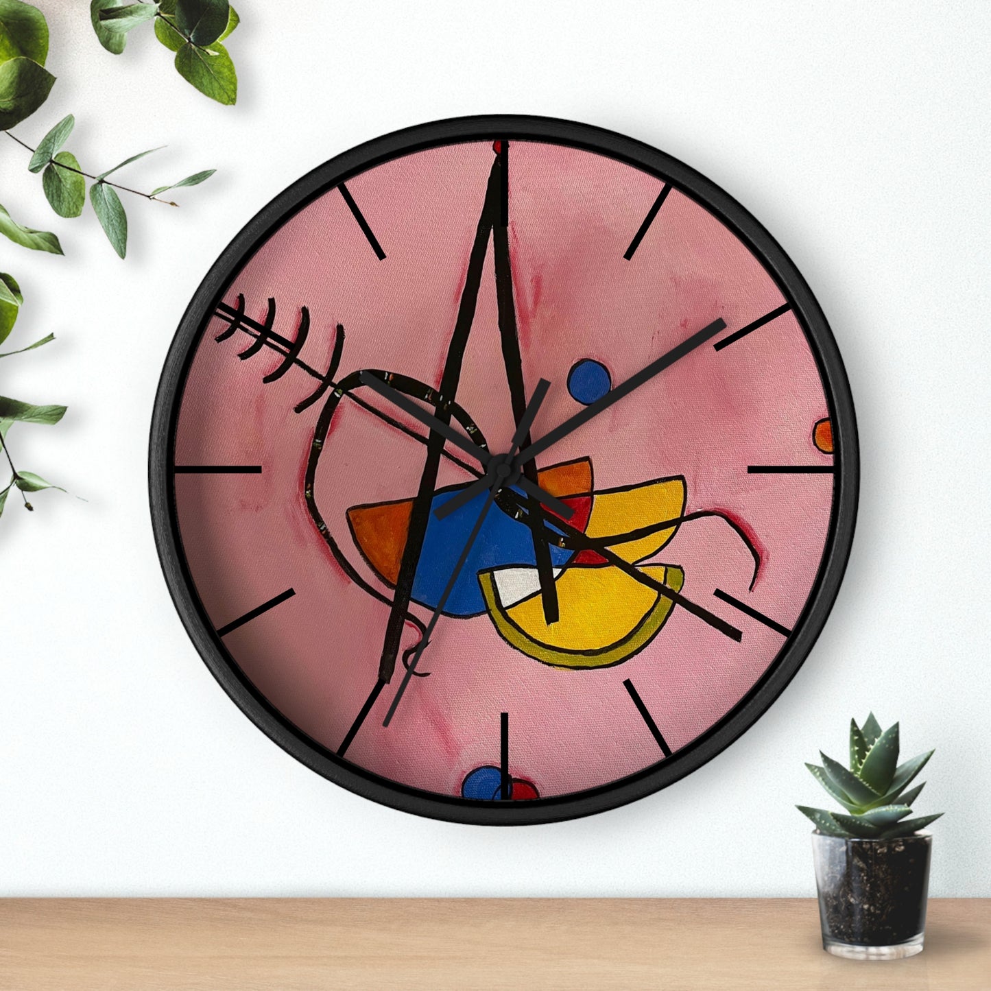 Arrangement Y Wall Clock