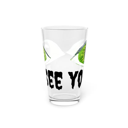 Halloween Spooky Eyes Pint Glass, 16oz