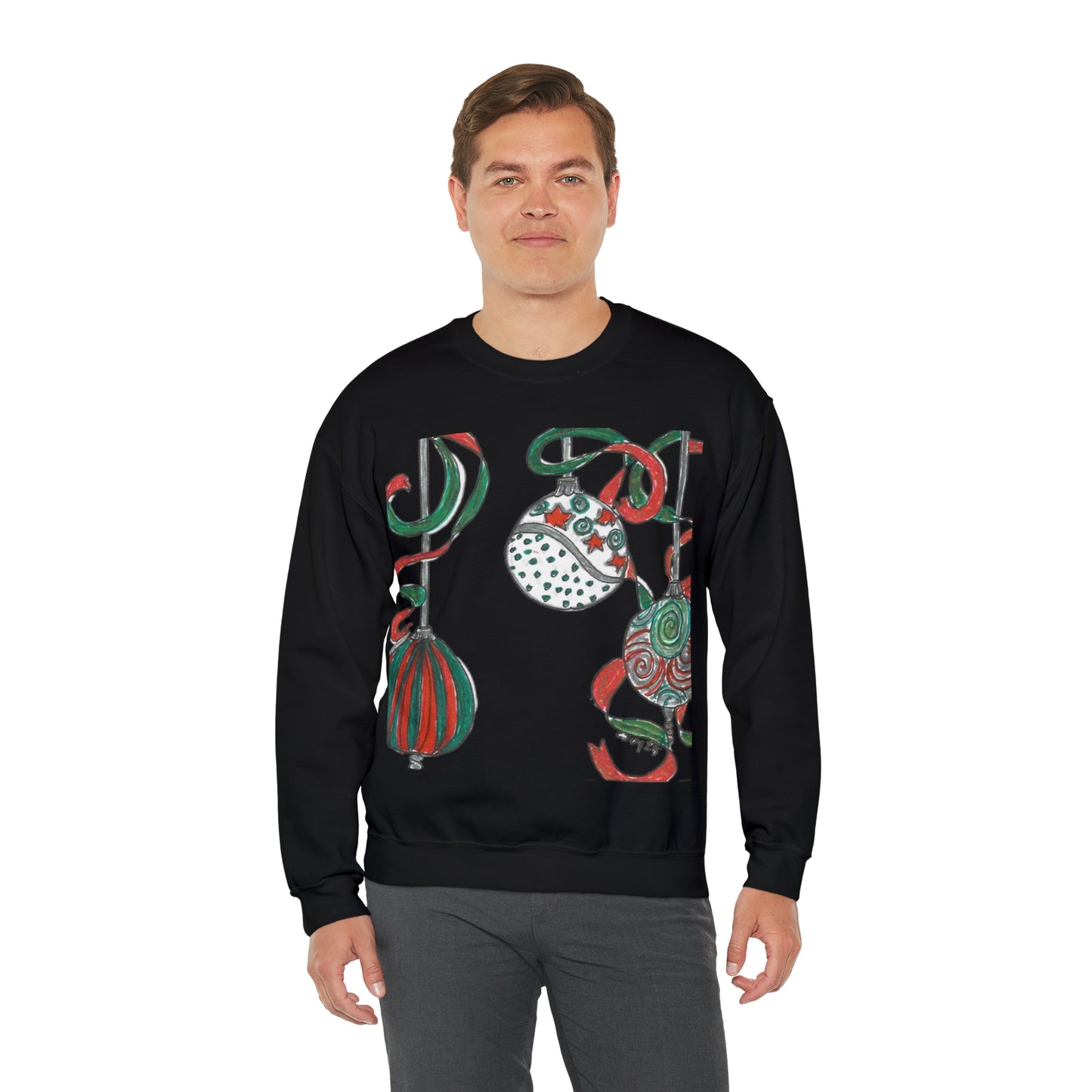 Christmas Ornaments Holiday Sweatshirt