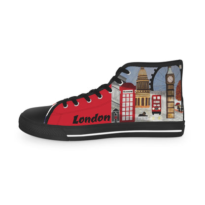 I Love London Men's High Top Sneakers