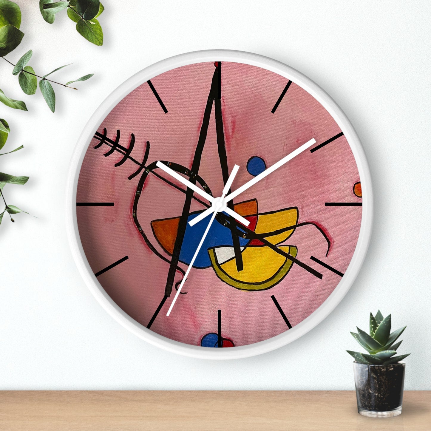 Arrangement Y Wall Clock