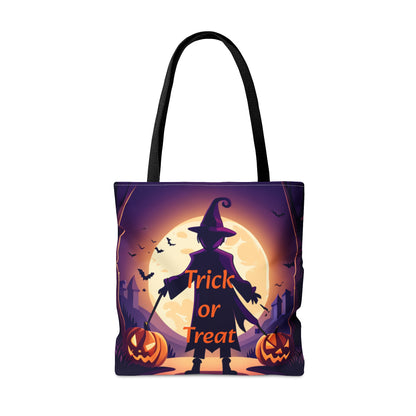 Halloween Witch Trick or Treat Tote Bag