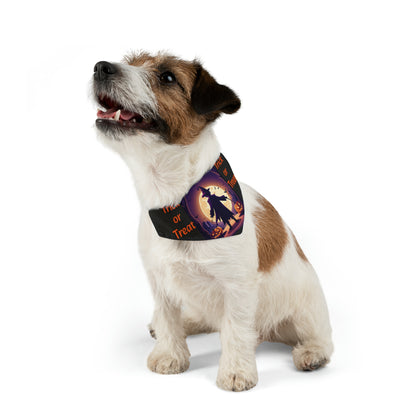 Halloween Witch Trick or Treat Pet Bandana