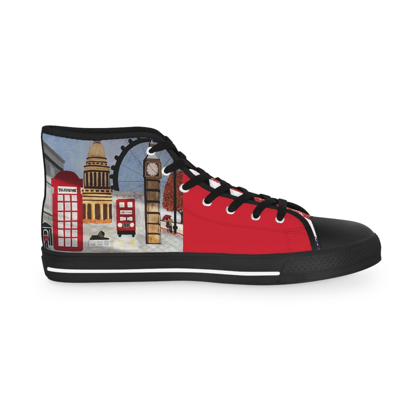 I Love London Men's High Top Sneakers