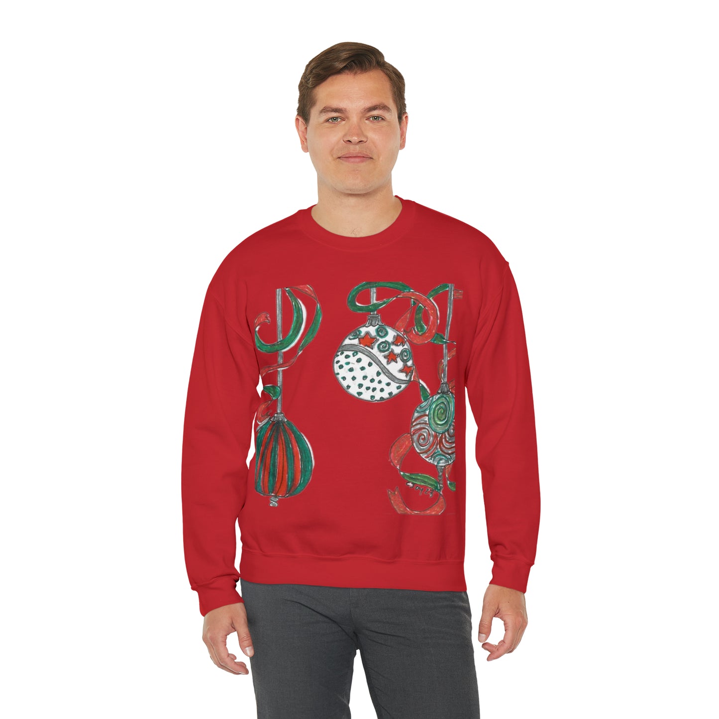 Christmas Ornaments Holiday Sweatshirt