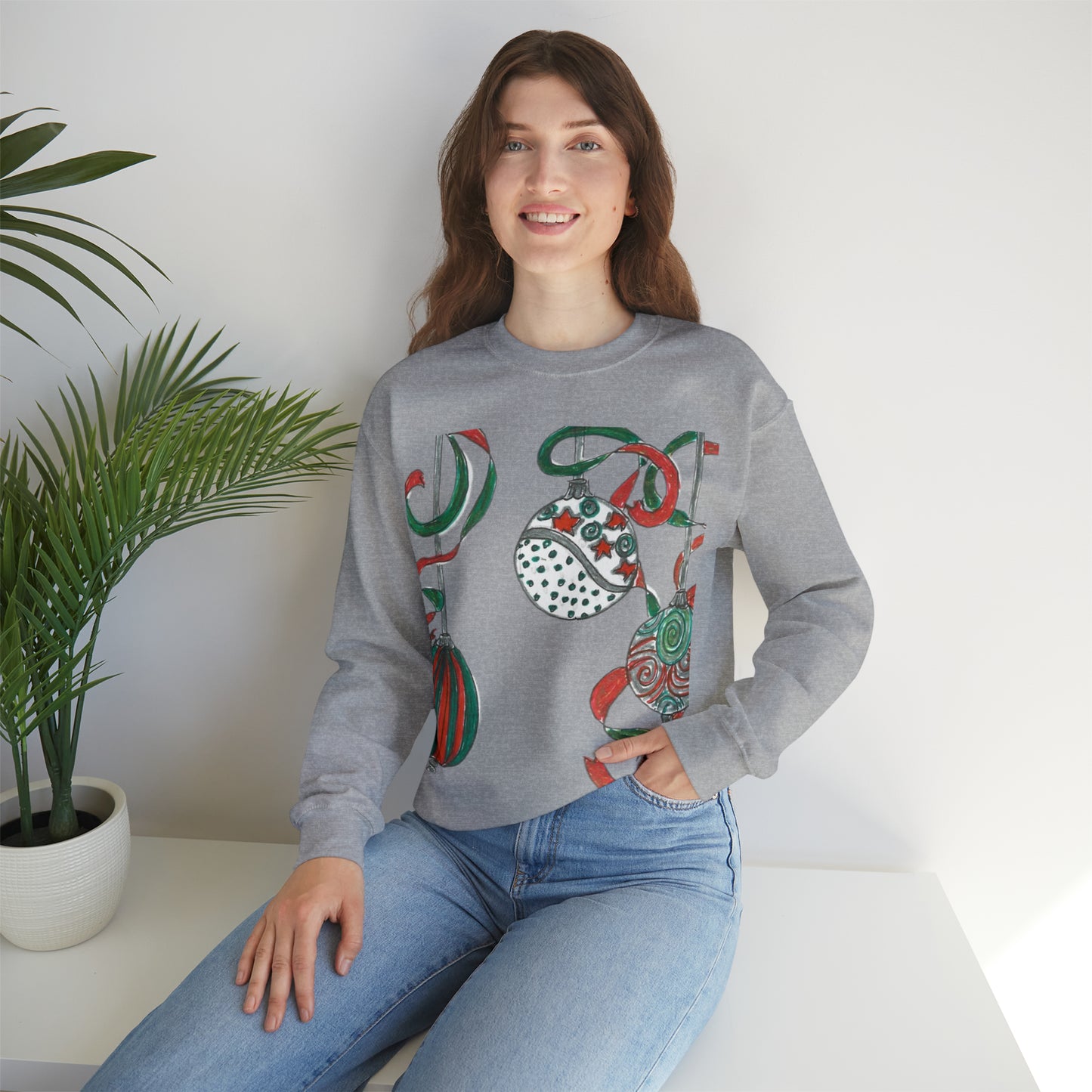 Christmas Ornaments Holiday Sweatshirt