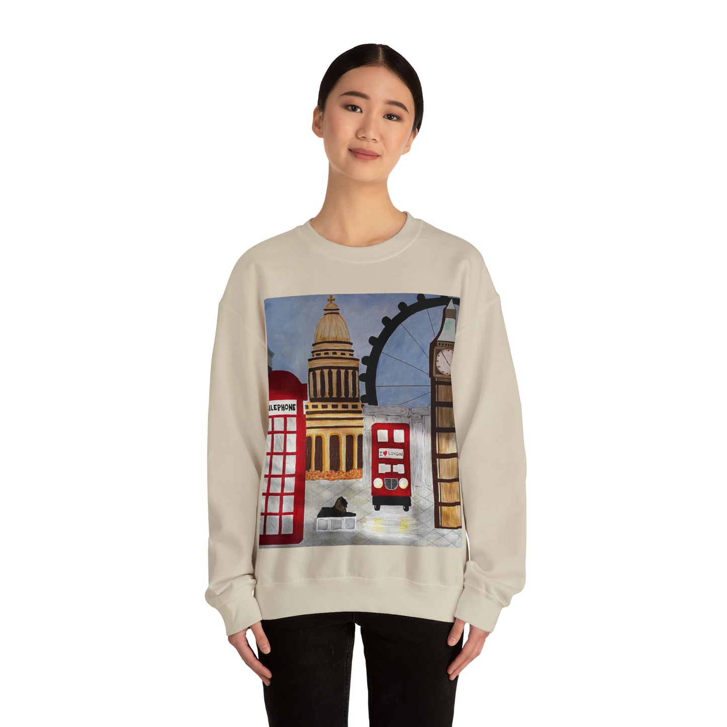 I Love London Unisex Crewneck Sweatshirt