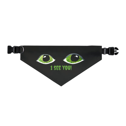 Halloween Spooky Eyes Pet Bandana Collar