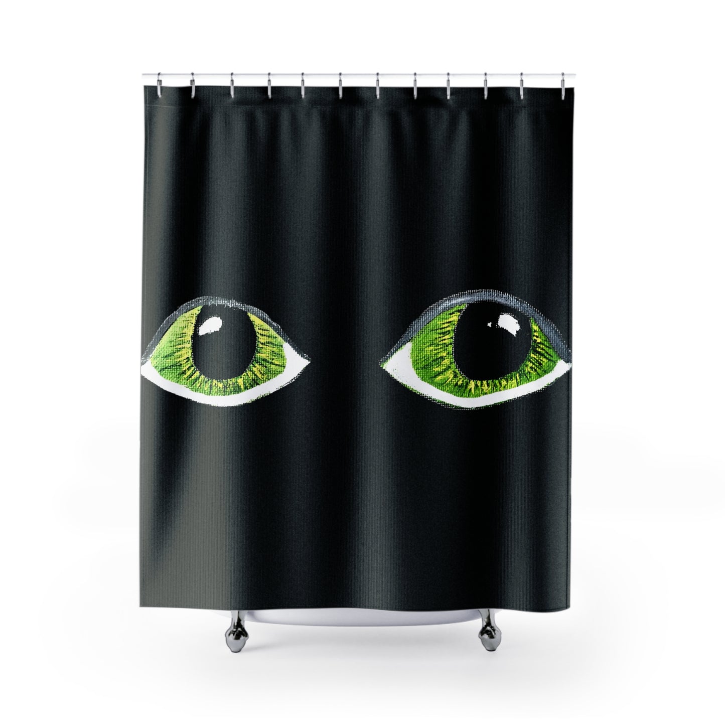 Halloween Spooky Eyes Shower Curtain