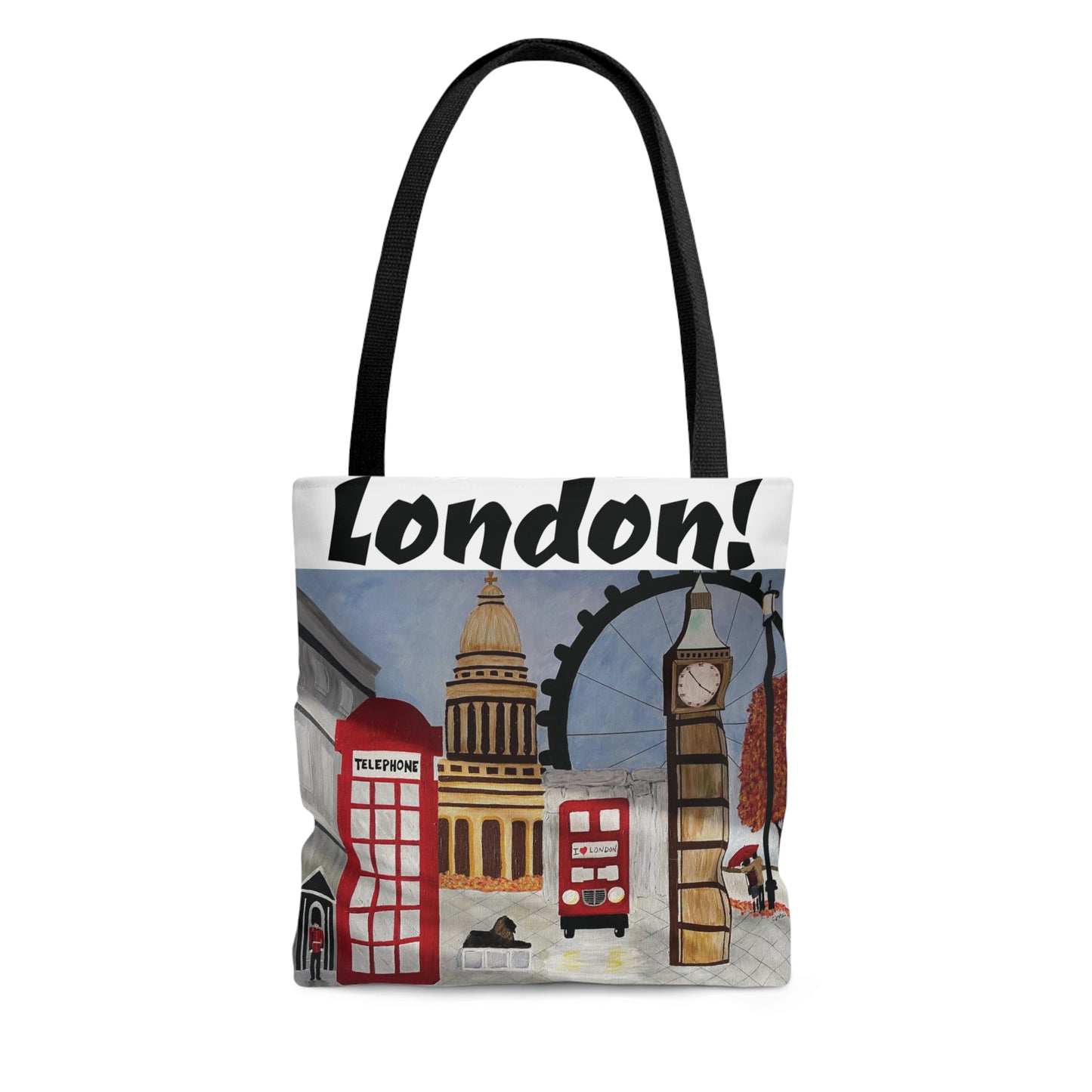 I love London Tote (White)