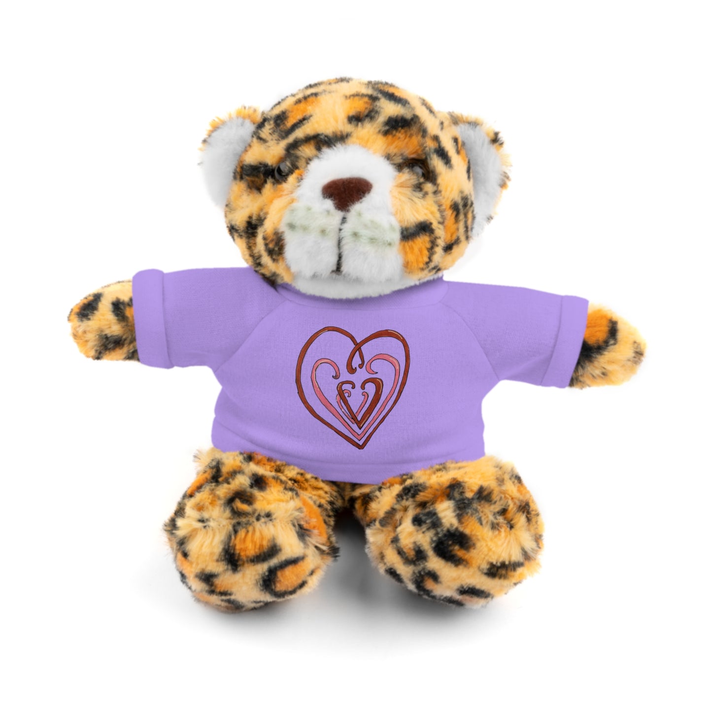 Hearts Intertwined Stuffed Animals with Tee